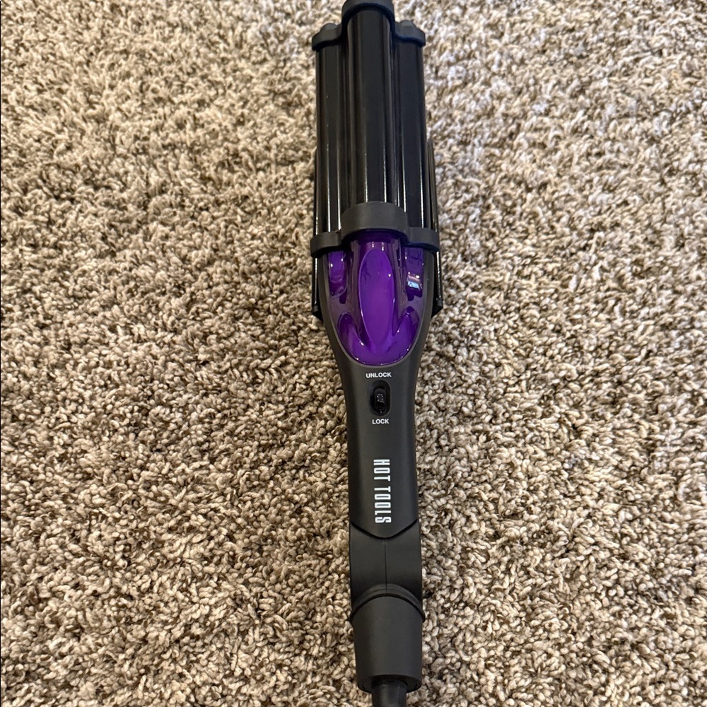 Hot Tools Black and Purple Hair Waver